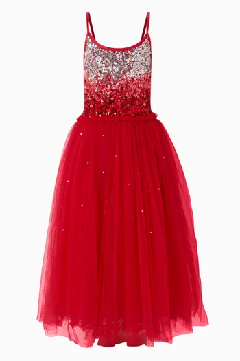 Winter Waltz Sequined Tutu Dress