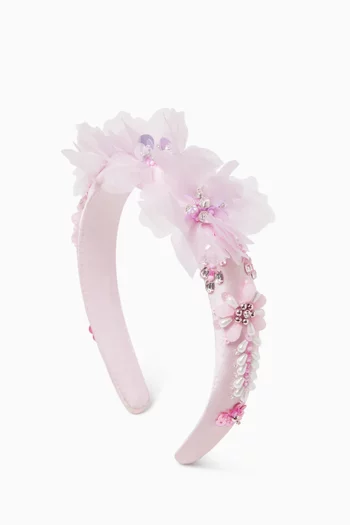 Gstaad Glamour Headband in Satin