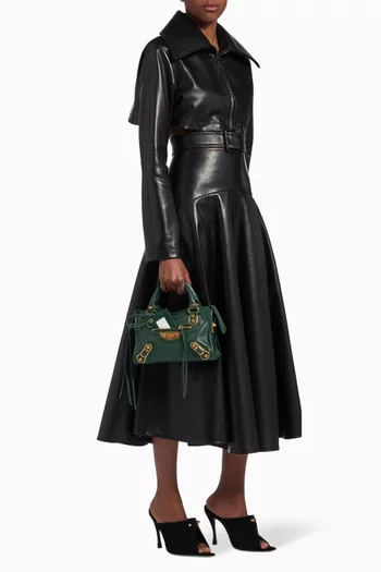 Mini Le City Uptown Bag in Goatskin