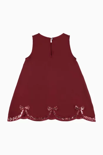 Bowie Sequin Bow Dress
