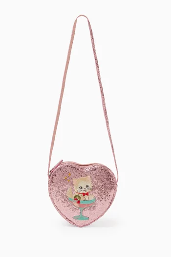 Tut Kitty Sequin-embellished Shoulder Bag