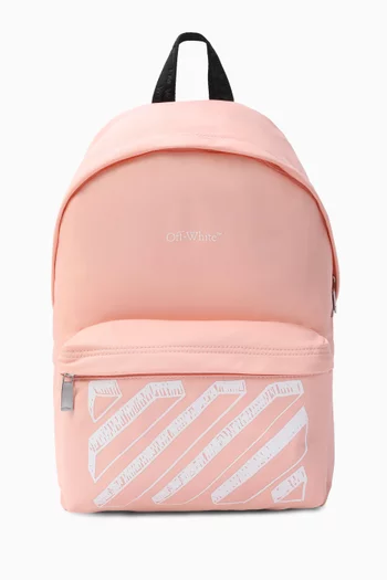 Scribble Diag Backpack in Nylon