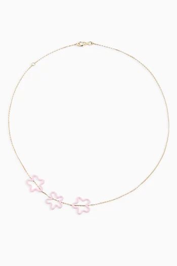 Three Flowers Bracelet in 9kt Gold