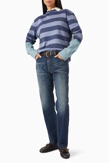 Straight-leg Jeans in Denim