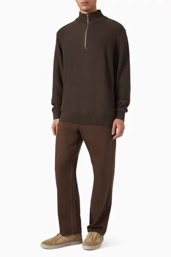 Half-zip Sweater in Knit