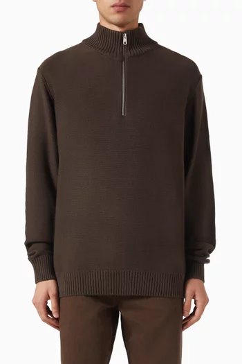 Half-zip Sweater in Knit
