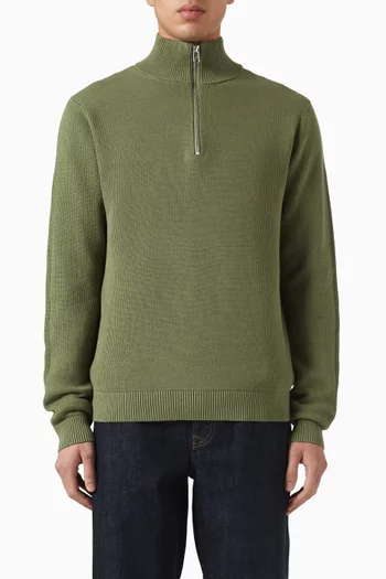 Half-zip Sweater in Knit