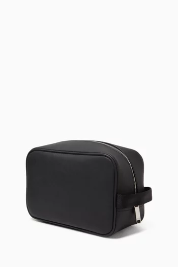 Logo-trim Washbag