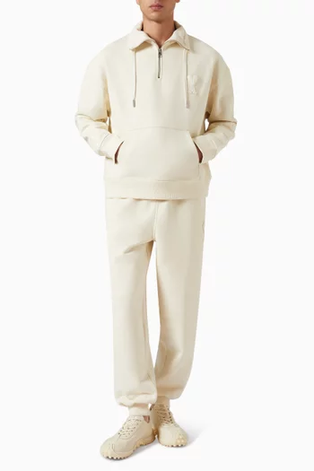 Boxy-fit Half-zip Sweatshirt