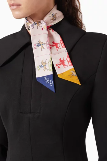 Unused Parade Twilly Scarf in Silk