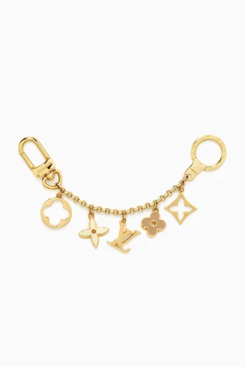 Fleur De Monogram Bag Charm Chain