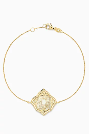 Shabaka Diamond Bracelet in 18kt Yellow Gold