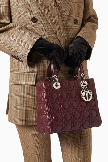 Lady Dior Medium Bag in Lambskin