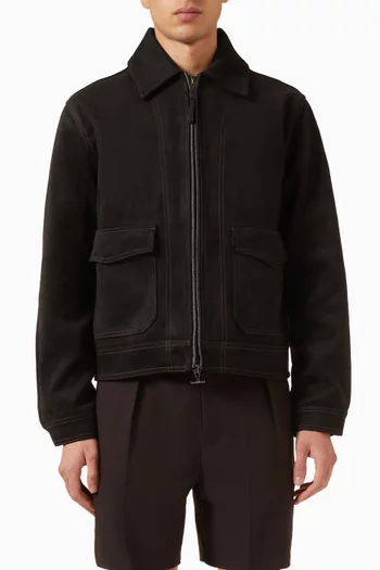 Vince Jacket in Vegan Suede