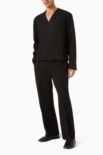 Loris Kimono Jacket in Wool-blend