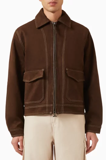 Vince Jacket in Vegan Suede