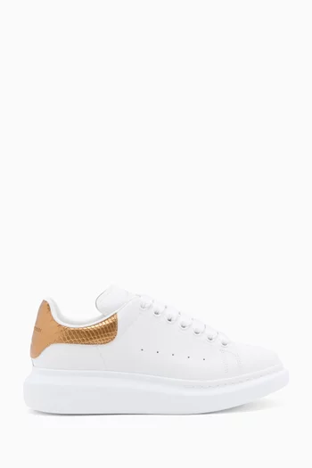 Oversized Sneakers in Calf Leather