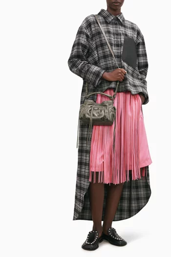 Nano Le City Bucket Bag in Arena Lambskin