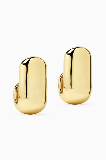 Leon Earrings in 14kt Gold-dipped Brass
