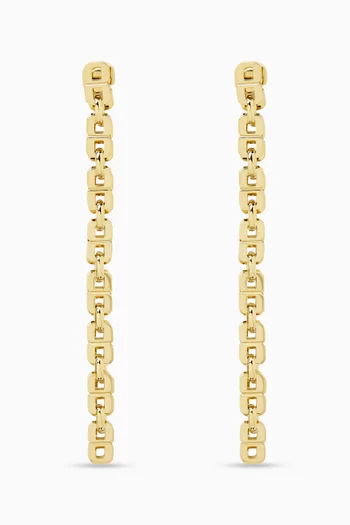 Rome Drop Earrings in Metal