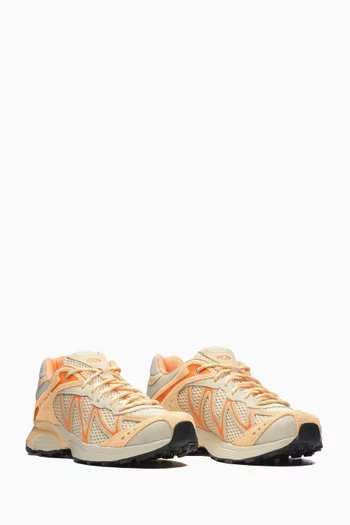 XT-Whisper Embroidery Sneakers in Mesh & Leather