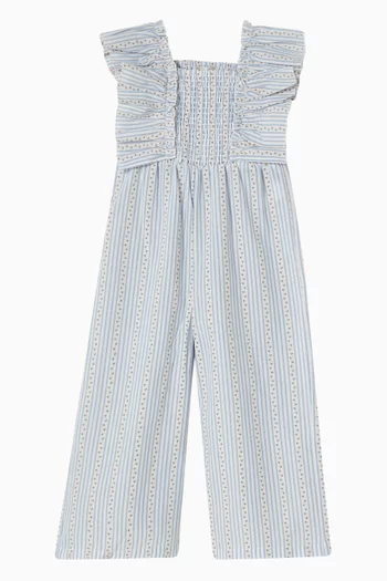 Piccolina Stripe Romper in Cotton