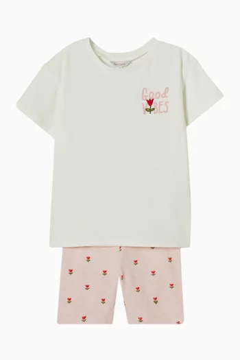 Sundae Organic Good Vibes T-shirt in Cotton