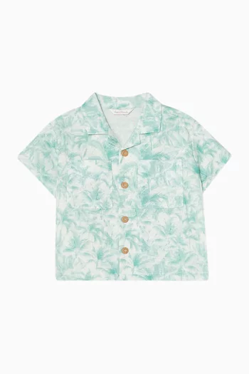 Casablanca Palm-print Shirt