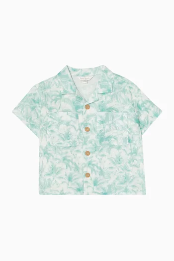Casablanca Palm-print Shirt