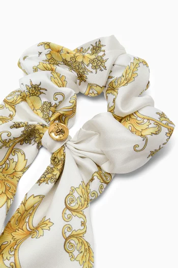 Medusa-print Scarf in Twill
