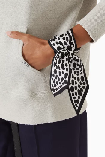 Printed Ribbon in Silk-twill