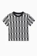 Buy adidas Black Logo Print Cotton Jersey T-Shirt for KIDS in Oman | Ounass