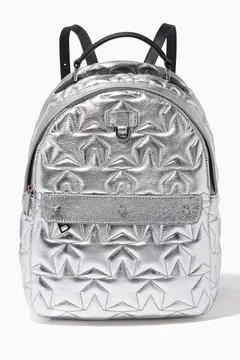 Furla Metallic Silver Women\'s Mini Backpack Buy Furla Silver Silver Quilted Favola Backpack For Women  main image 4