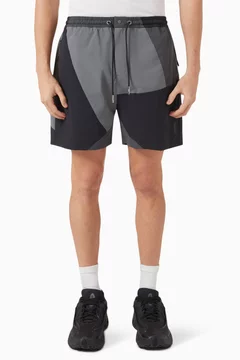 Buy Kith Blue Madison Shorts in Nylon For Men Online | Ounass Oman