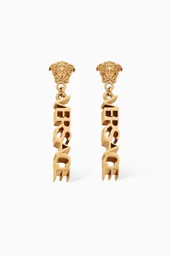 VERSACE｜JEWERLY (LA MEDUSA LOGO DROP EARRINGS (1002273 VERSACE｜JEWERLY (LA MEDUSA LOGO DROP EARRINGS (1002273 La