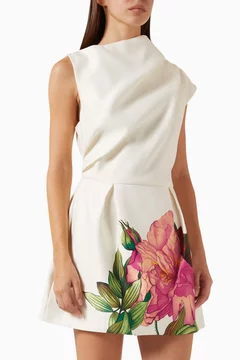 Buy Elliatt Neutral Azelie Mini Dress For Women Online | Ounass Oman