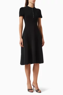 Buy Mossman Black Petra Midi Dress For Women Online | Ounass Oman