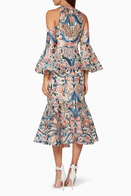 Thurley carnival midi shop dress