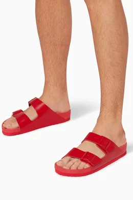 Birkenstock arizona valentino red hot sale