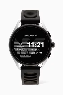 Buy Emporio Armani Black Matteo Connected Touchscreen Smartwatch Online for Men Ounass Oman