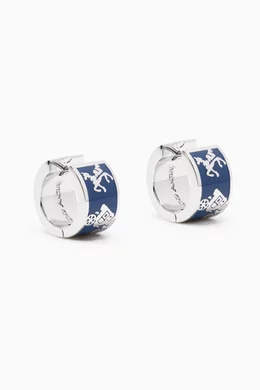Horse and carriage sales huggie earrings
