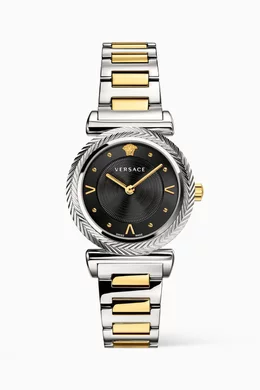Versace v motif watch deals