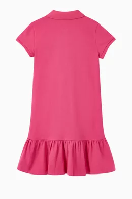 Buy Polo Ralph Lauren Pink Big Pony Mesh Polo Dress Online for Girls Ounass Oman