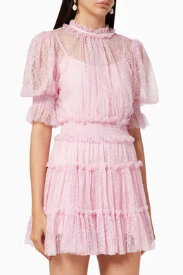 Buy Alice McCall Purple Ily Lace Mini Dress Online for Women Ounass Oman