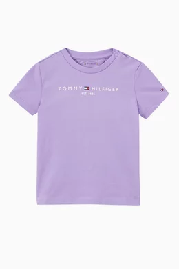 Purple tommy hilfiger t shirt sales
