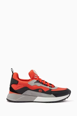 Puma kor sneakers black orange hotsell