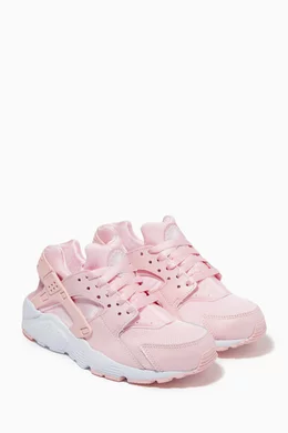 Buy Nike Pink Huarache Run SE Sneakers for Girls in Oman Ounass