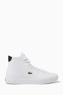 Lacoste mid hot sale top shoes