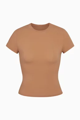Buy SKIMS Brown Fits Everybody T-shirt for Women in Oman