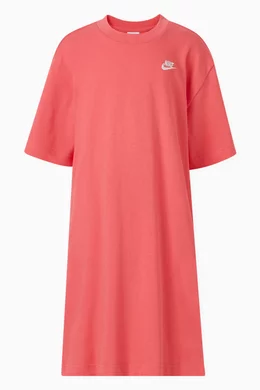 Pink nike t shirt dress outlet